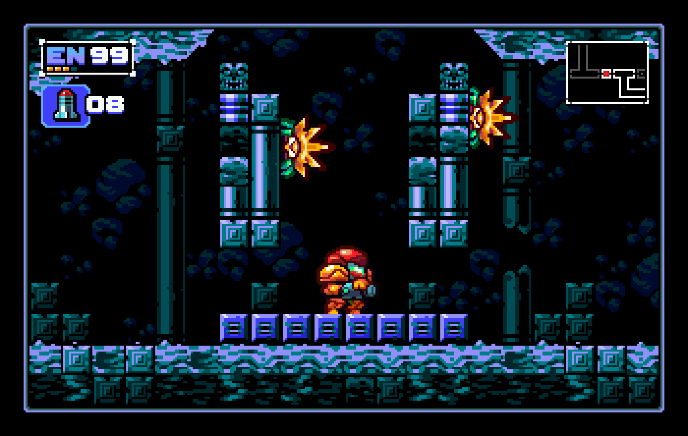 Pocket Metroid gaming pixel art