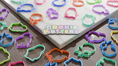 Cookie Kutters 3d 3d modelling 3d printing cad cookie cutters