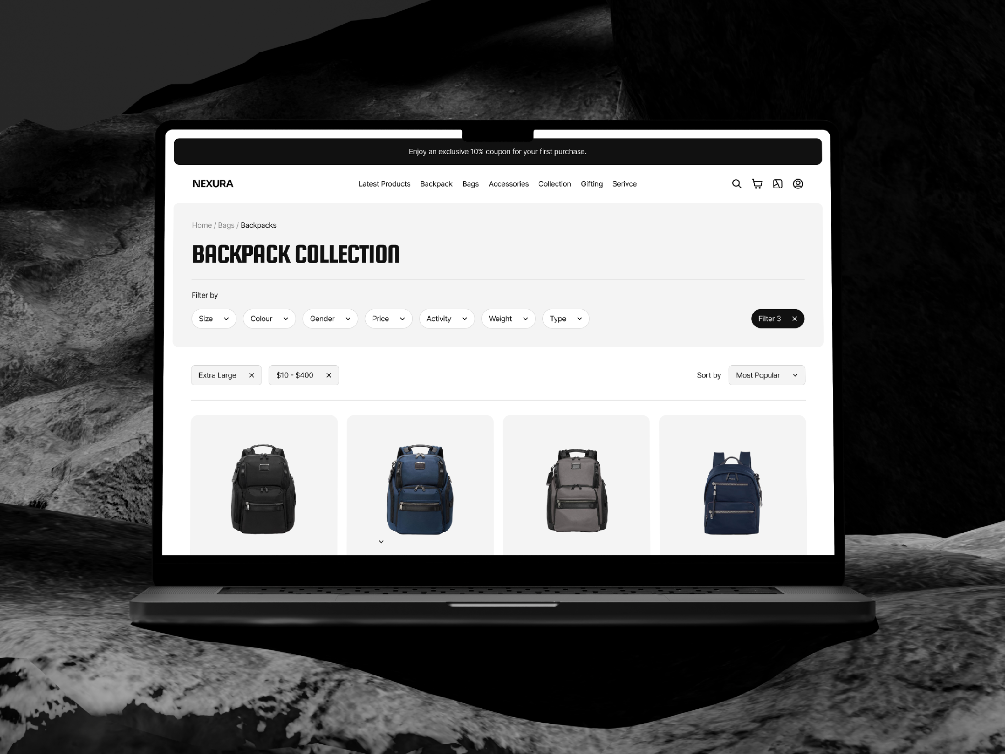 Example of E Commerce Design And Development