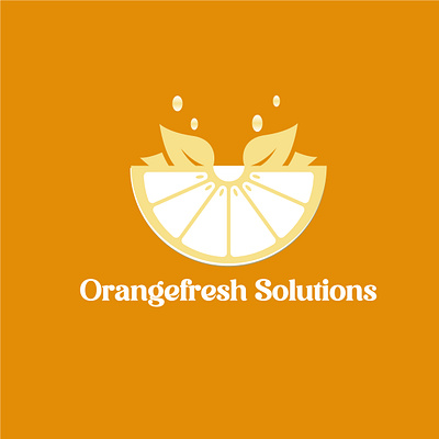 Orangefresh_Solution Brand Logo badaxedesign branddetails branding brandingexpert brandlogoideas creativeideas designideas graphic design logo logodesign orangefresh orangefresh solutions