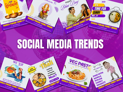 Social Media that Goes with Trends!!!! banner brand branding design designing graphic design illustration logo marketing media photoshop portfolio social social media trending ui ux vector