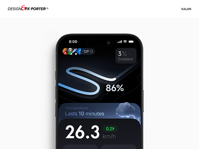 Cycling APP UI design mobile phone ui ux
