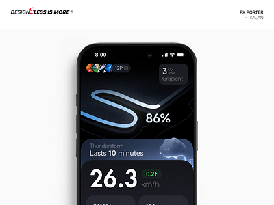 Super cool and stylish sports cycling APP UI design mobile phone ui ux