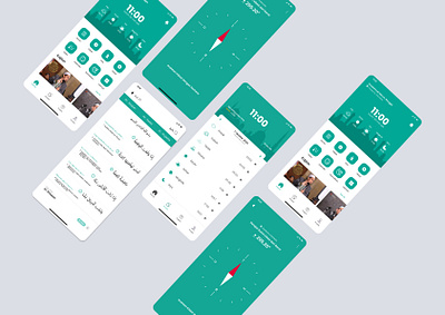 Muslim App - WaktuQ app design muslim muslim app prayer app quran quran app ui ui design user interface ux web