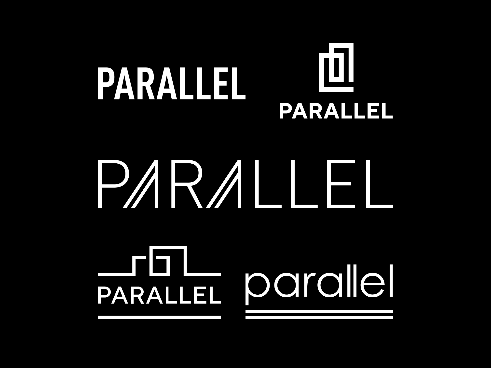 Parallel Logo brand branding building building company building logo custom type house icon identity lettering logo logo design logo mark logotype minimal monogram real estate logo symbol typography wordmark