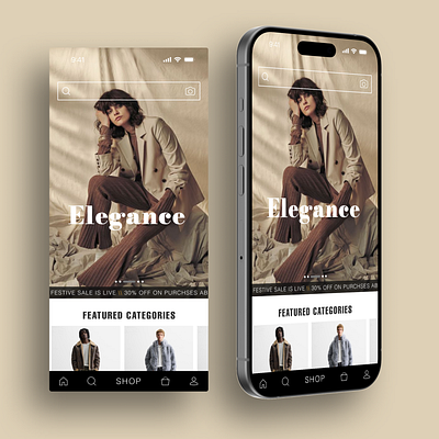 Day 15/100 - Fashion Retail App UI ui