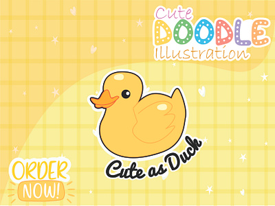 Cute Doodle 1 branding custom stickers design doodle graphic design illustration stickers typography unique designs vector