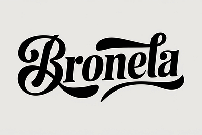 Bronela-display font design font font sans serif graphic design vector