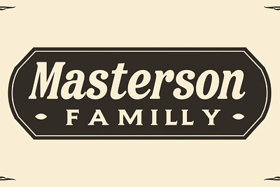 Masterson Family font font font sans serif graphic design illustration vector