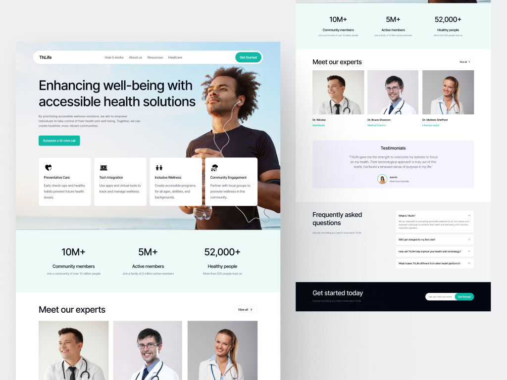 Example of Website Design Solution