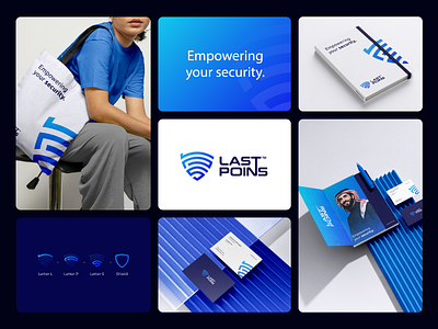 LastPoints Brand Identity brand identity branding clean logo cyber security design grafico design studio digital security fintech futuristic graphics design logo design logo inspiration logodesign logotype minimal modern logo shield logo startup tech logo technology