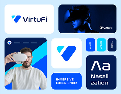 Virtual reality | Artificial intelligence | Minimalist V logo ai logo artificial inteligence branding creative logo logo creation logo creator logo designer logo maker logo redesign minimal minimalist modern tech logo technology logo v letter mark v logo virtual reality virtual assistant vr logo