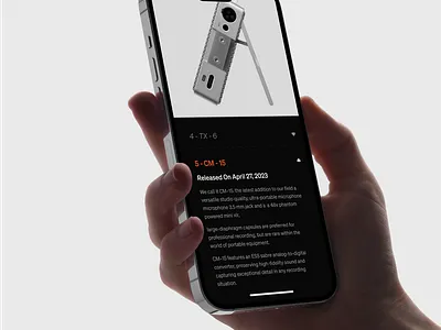 The CM-15 Design Concept app design branding design graphic design illustration landing page logo motion design ui ui design webdesign website