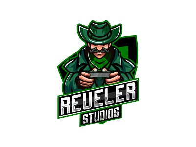 Mascot Character Logo - Refueler Studios character design cowboy logo cowboy mascot mascot character mascot character logo mascot logo studio logo