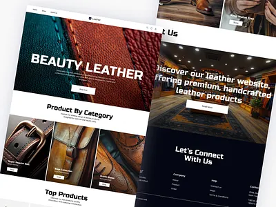 Leather Fashions Store Template website design branding e comm figma e commerce ui figma uiux design landing page leather brand web design leather e commerce uiux leather fashion design ui leather goods web design leather product website leather shoos luxury product website modern web design shopify leather site techwitpro uiux uiux design web design webflow leather website website design