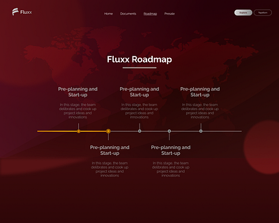 Crypto Project Roadmap crypto figma graphic design landing page landingpage roadmap ui user interface web3 website