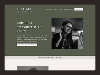 Illume – Sophisticated, Modern, and Refined Website branding dentist dentistry design doctor web graphic design health healthcare healthcare web landing page landingpage logo medical web medical web design medical website ui ux uxui web design website design