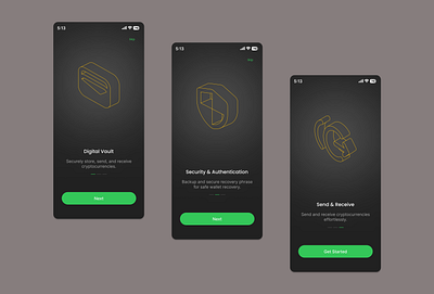 web3 #onboarding 🎨 crypto onboarding onboarding screens ui web3