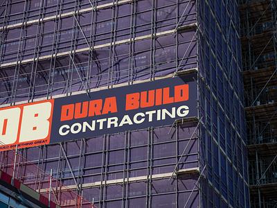 Dura Build Banner branding logo website