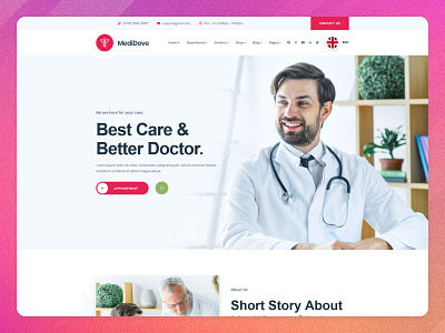 Medical and Health React Next js Template branding doctor website health app health blog health services health template health website healthcare professionals healthcare react hospital website medical clinic medical dashboard medical landing page medical next.js medical template medical website next.js template react js react template technology company