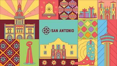 San Antonio art design draw drawing illustration vector