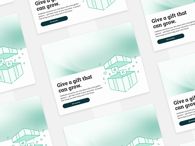 Give a gift that can grow. branding design graphic design illustration monochromatic ui ux