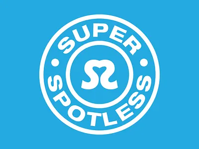 Super Spotless Maid Cleaning Service Company Branding Logo blue brand brand identity branding clean cleaner cleaning design graphic design heart illustration logo logo design maid minimal service simple vector visual identity