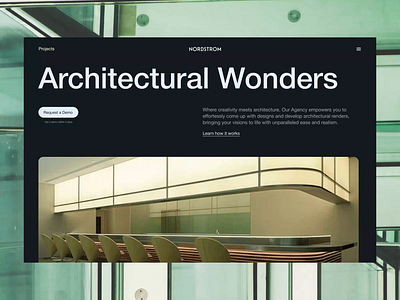 Architectural Website Animation animation architecture branding cuberto design graphic design illustration logo minimal motion graphics photos qclay real estate saber saber ali squidx tubik ui