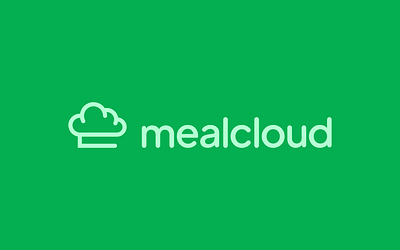 Mealcloud - logo for a cooking recipe website cloud design graphic design logo meal minimalist logo recipe shef shefs hat vector website