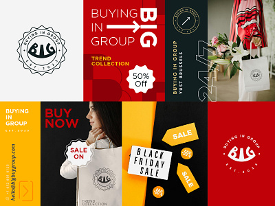 Brand Guide - Big - Buying in Group brand brand guide brand guideline brand present branding graphic design guide guideline logo