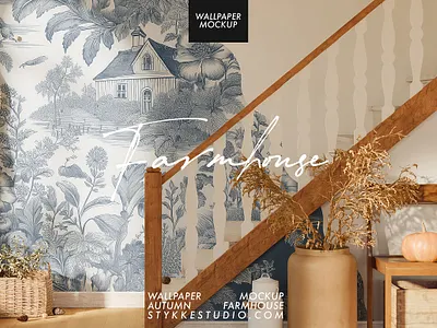 Autumn Farmhouse WALLPAPER MOCKUP autumn autumn mockup autumn mockups cottage core cottagecore fall mockup fall mockups fall season farmhouse aesthetic farmhouse mockup salted caramel thanksgiving mockup vintage mockup wallpaper mockup