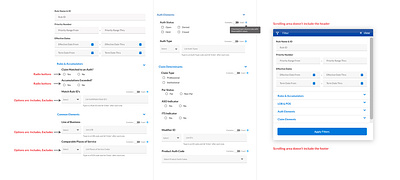 Complex Filtering