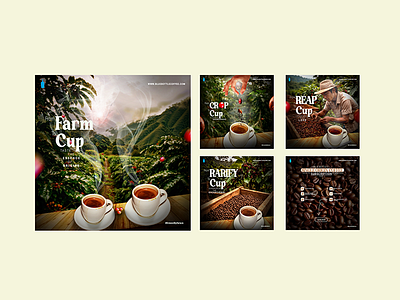 Coffee Brand Campaign Design: adobe advertisement blue bottle branding campaign design cofee brand design graphic design photo manipulation photoshop single origin coffee social media campaign social media carousal design social media design
