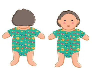 Baby Character baby character mascot