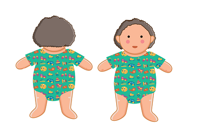 Baby Character baby character mascot