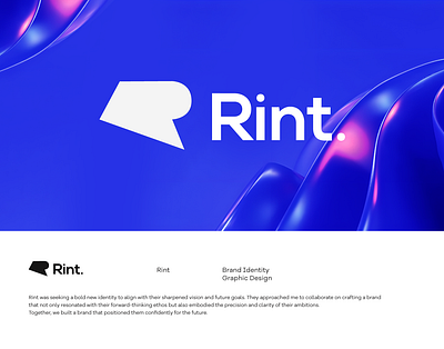 Rint - Brand Identity for Software Startup 3d animation brand brand identity design branding design graphic design logo logo design motion graphics ui