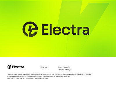 Electra Drink - Brand Identity & Graphic Design 3d animation brand brand identity branding design graphic design logo logo design motion graphics ui