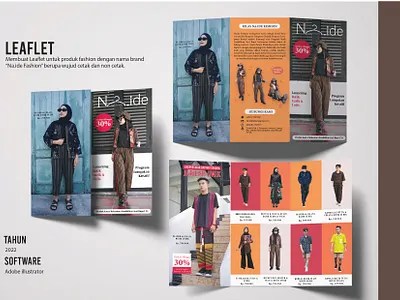 Leaflet and Sosial Media Post brochure template social media