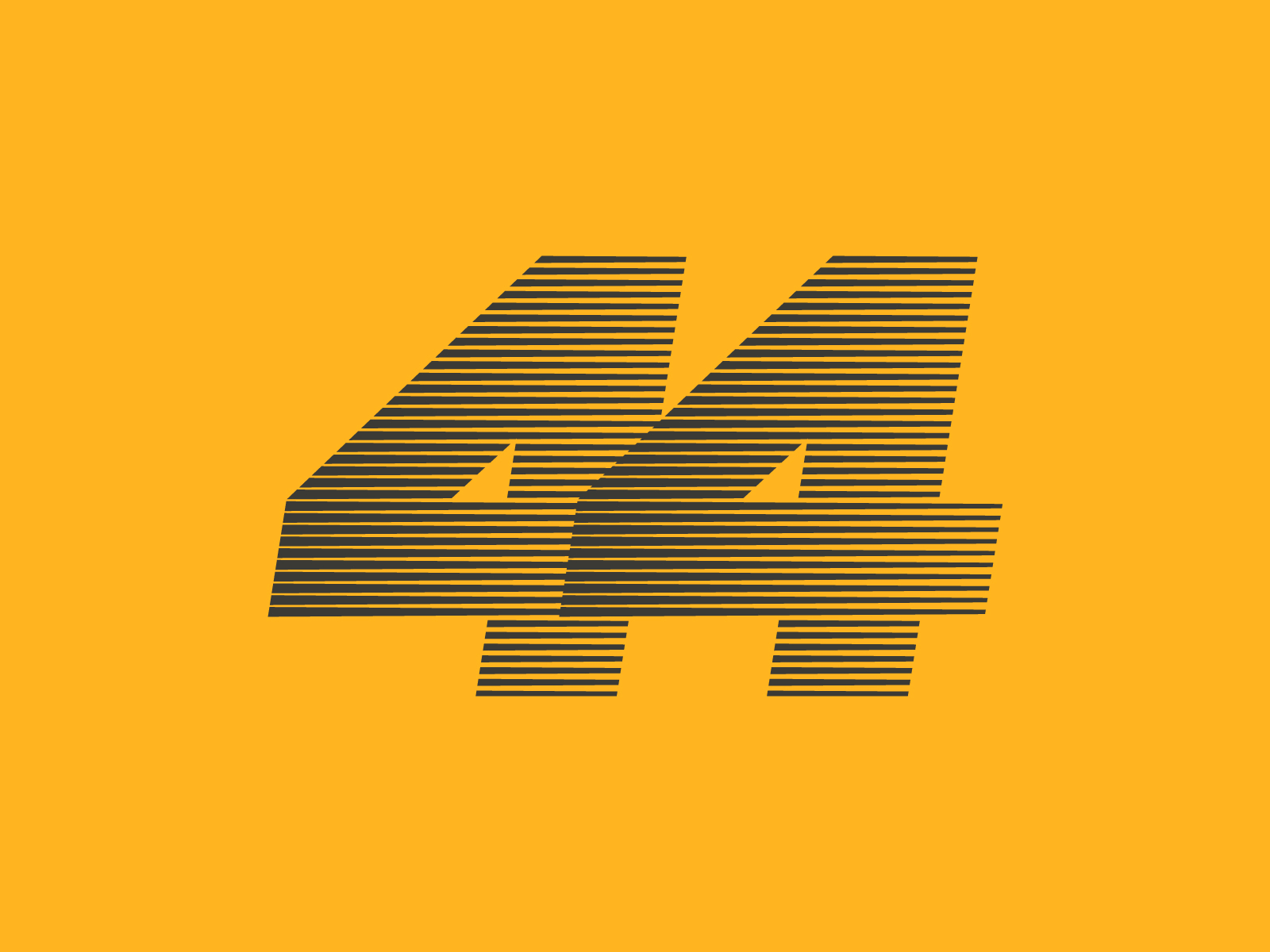 44 44 branding colorfull font illustration lettering light logo number pallete racing retro shadow sport sticker vintage