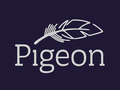 Pigeon branding graphic design interface mobile ui ux