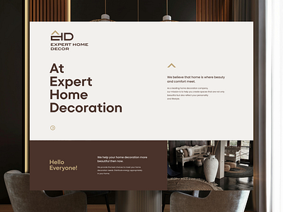 EHD - Expert Home Decor brand branding character decor decoration design exterior graphic design home icon illustration interior logo logogram monogram symbol vector visual visualbranding