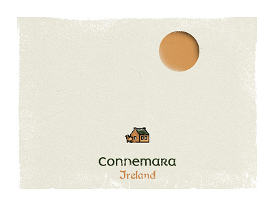 Connemara, Ireland 🇮🇪 connemara galway house illustration ireland irish sheep