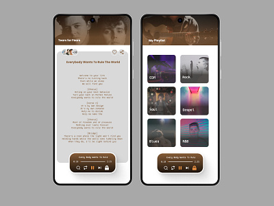 Daily Challenge 09 - Music Player challenge09 dailyui mobile music player