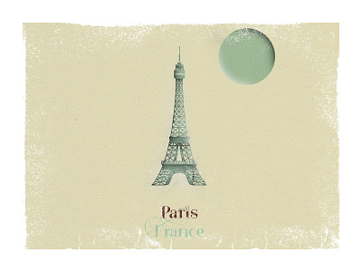 Paris, France 🇫🇷 eiffel tower france french illustration landmark paris travel