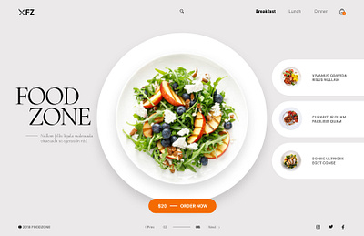 Order made easy - UI designed to get your favorite food to you app design food delivery branding graphic design logo ui