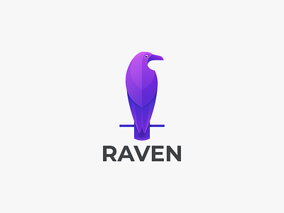 RAVEN branding design graphic design icon logo raven raven design graphic raven icon raven logo