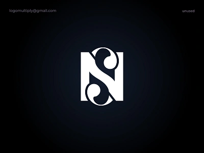 NS logo brand identity branding business logo company logo letter mark lettering logo logo design logos n ns s sn technology