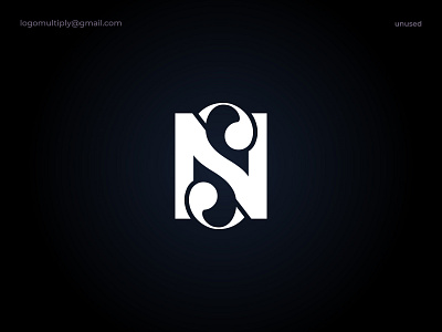 NS logo brand identity branding business logo company logo letter mark lettering logo logo design logos n ns s sn technology