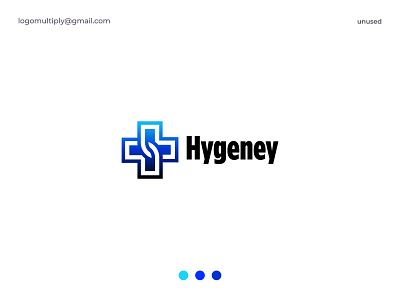 Hygeney logo/ Cross plus logo brand identity branding business logo company logo cross design health logo icon logo logo design logomultiply logos plus