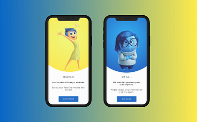 Flash Message - Daily UI #11 branding dailyui design disney figma flashmessage graphic design illustration insideout logo mobileapp pixar ui uichallenge ux vector